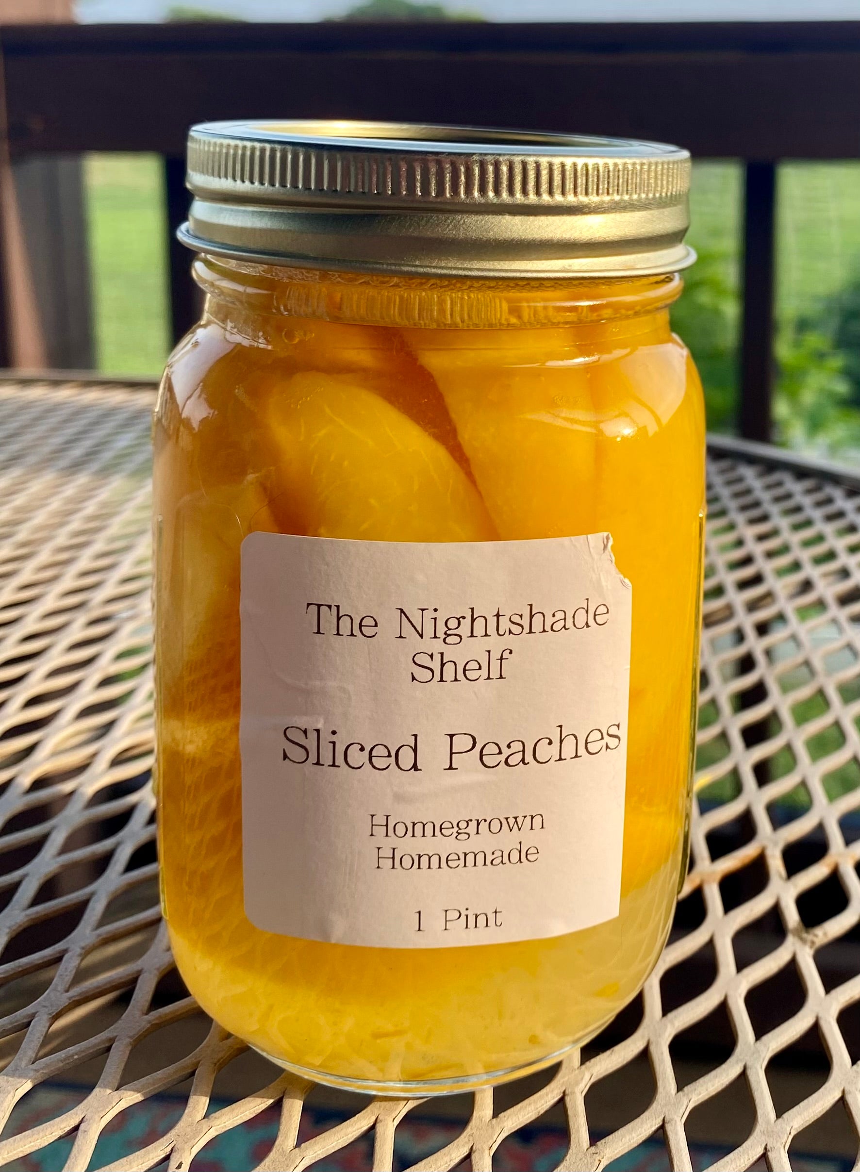 Slices Peaches