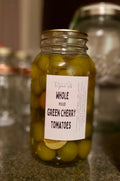 Whole Pickled Green Cherry Tomatoes